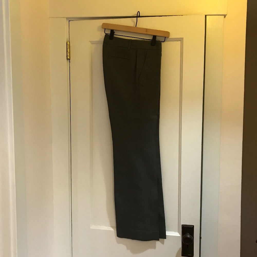 JCrew Dark Grey Wool Trousers